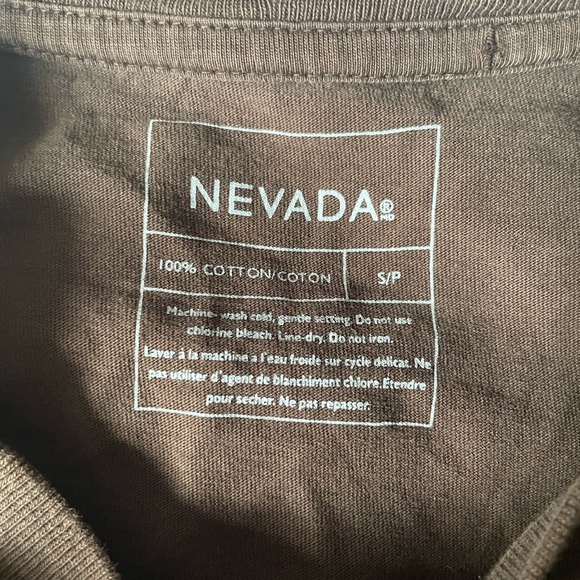 Brown plain tee size s/p - Picture 3 of 3